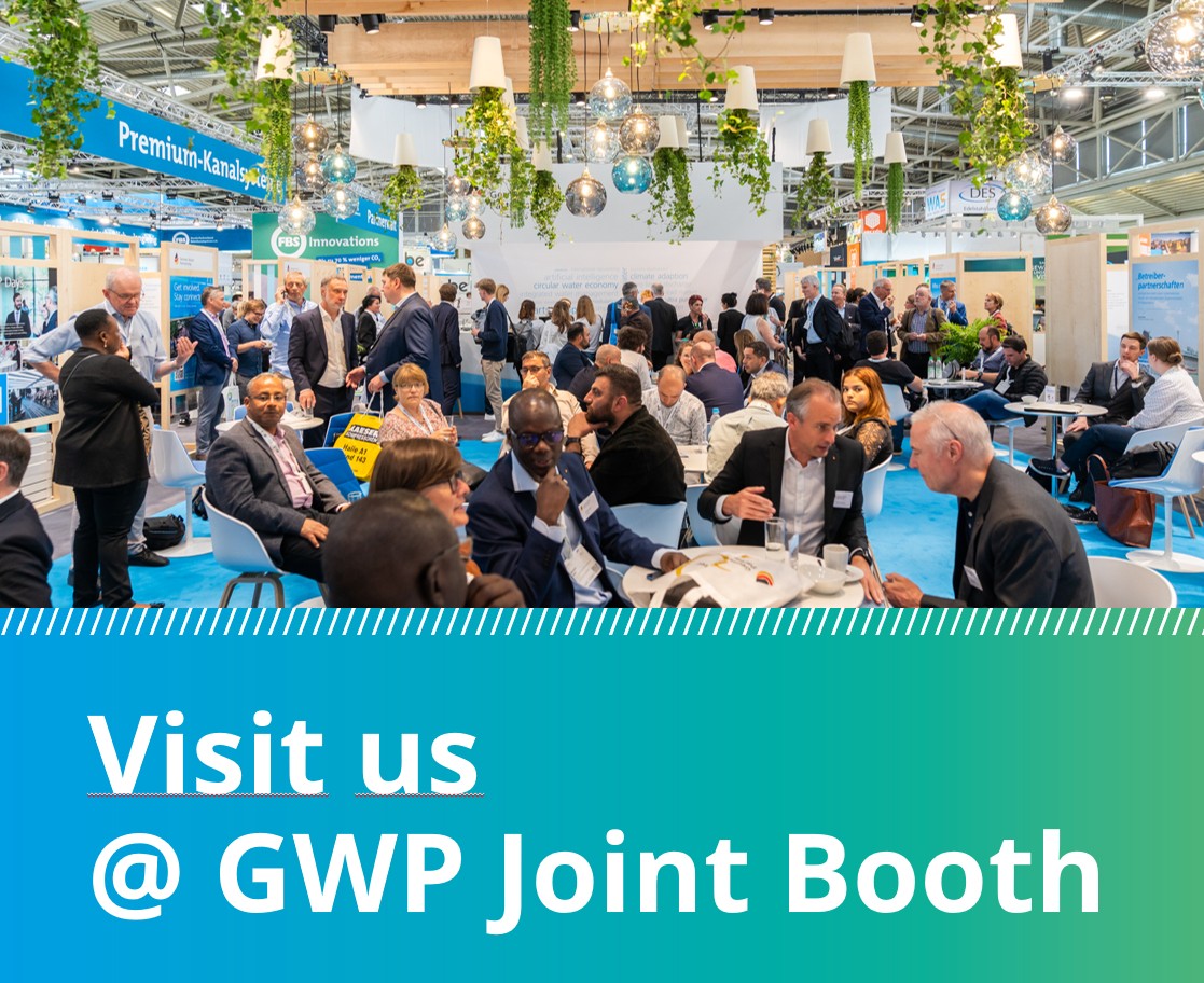 Besuchen Sie uns beim German Water Partnership Stand