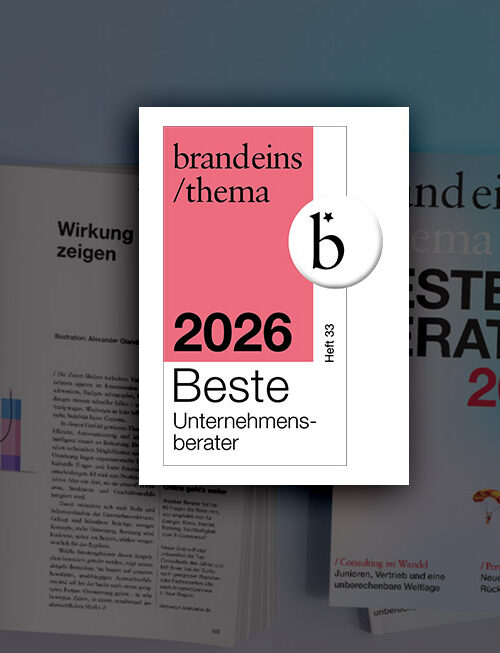 Brand Eins Auszeichnung "Beste Berater 2026"