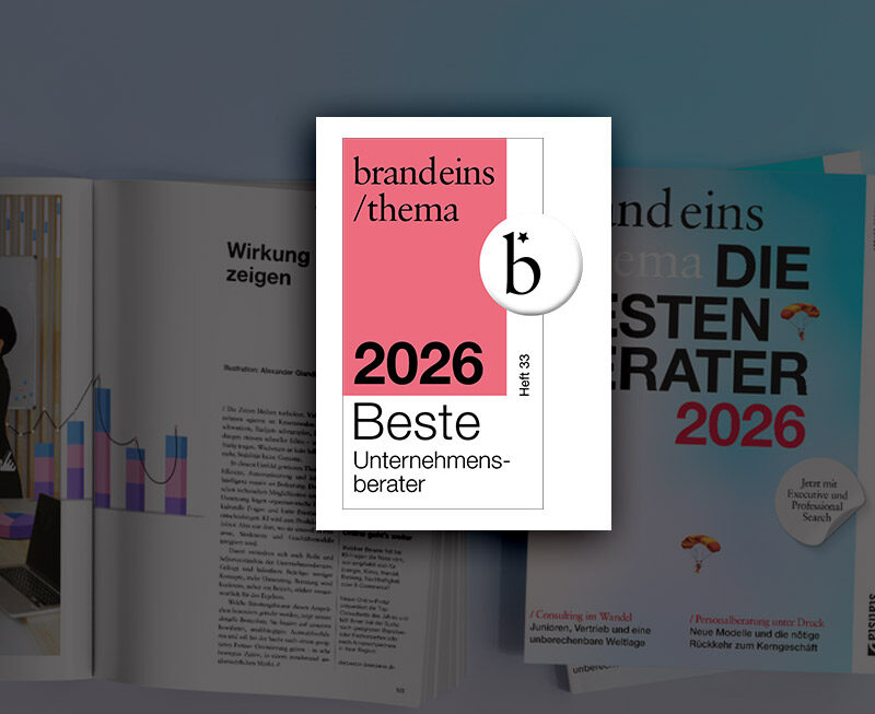 Brand Eins Auszeichnung "Beste Berater 2026"
