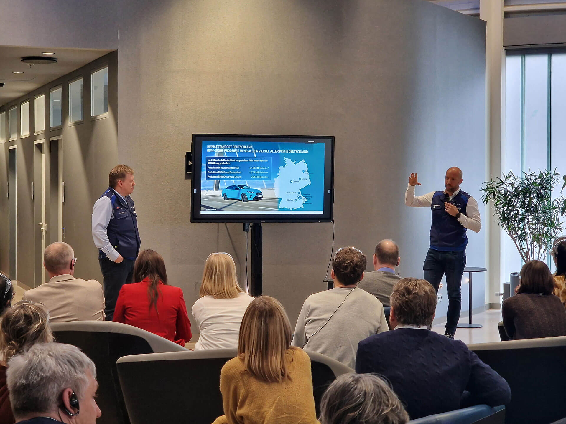 Die Einführung zur Werksschau des BMW-Werks