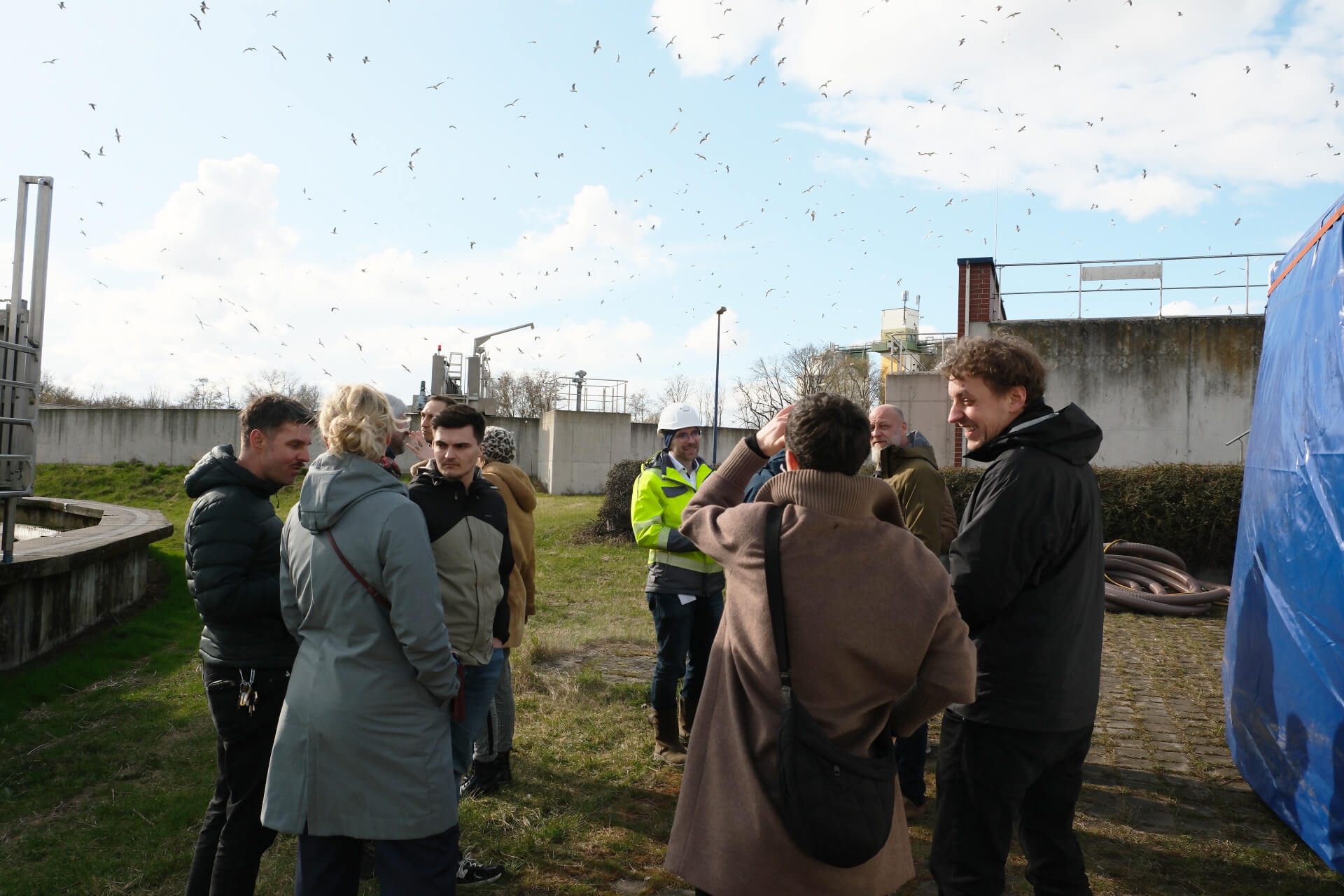 FÜhrung über das Klärwerk Rosenthal Leipzig