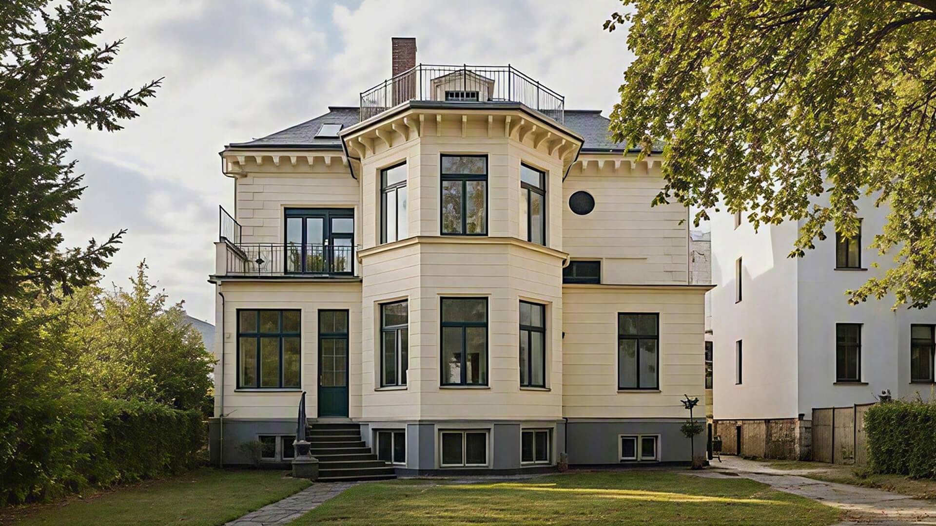 Gustav-Mahler-Villa: Ansicht aus dem Garten