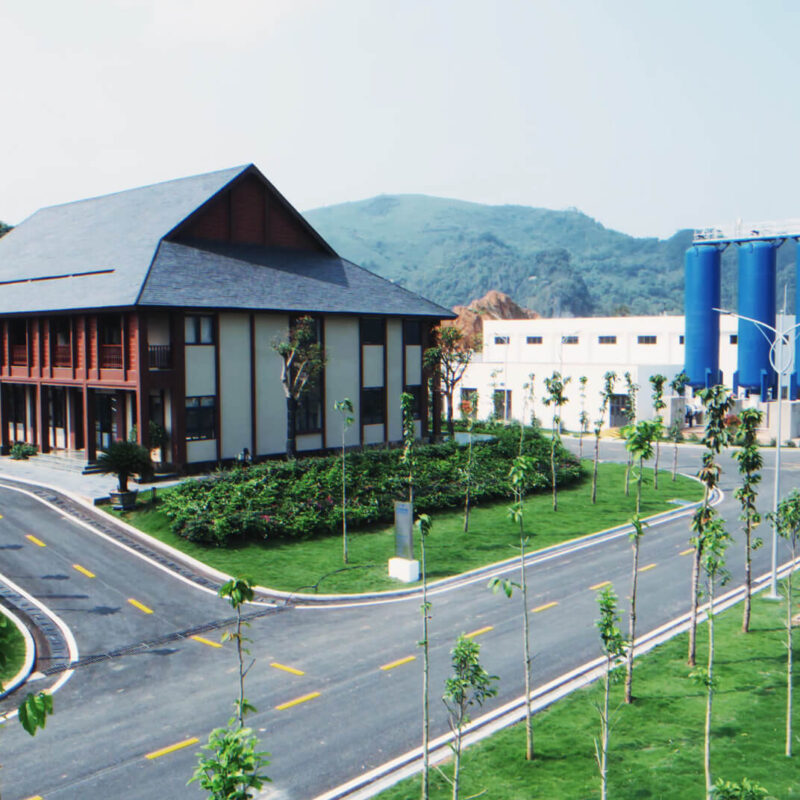 Ansicht Wasserwerk Xuan Mai in Vietnam