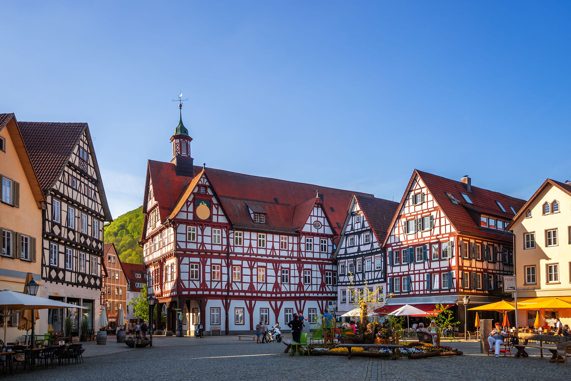 Marktplatz der Stadt Bad Aurach